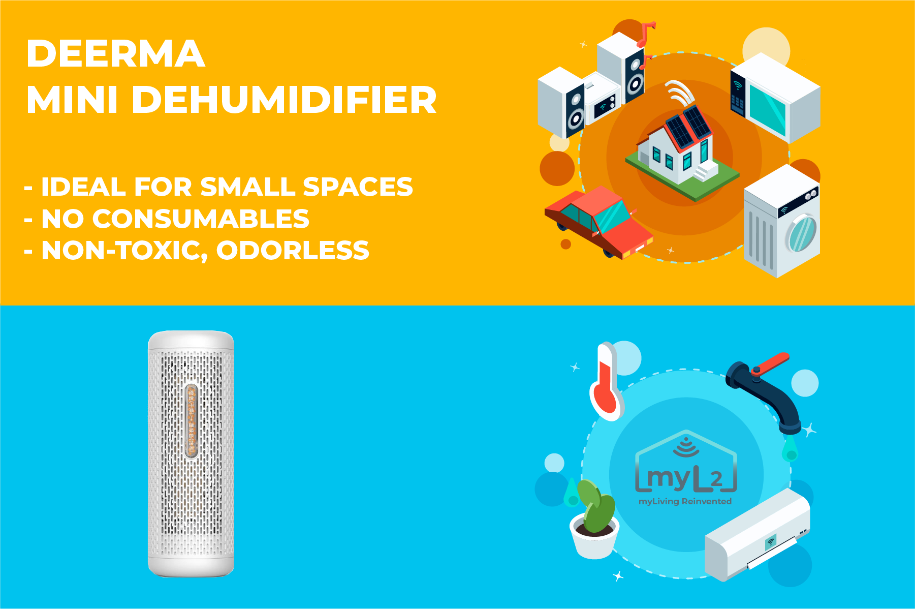 Deerma Mini Dehumidifier