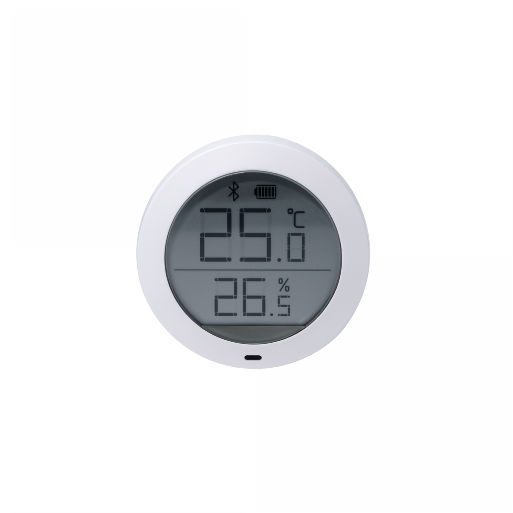 senzor de temperatura umiditate cu afisaj lcd bluetooth rotund xiaomi aqara