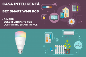 bec inteligent smart xiaomi yeelight e27 8.5w rgb wifi smartthings